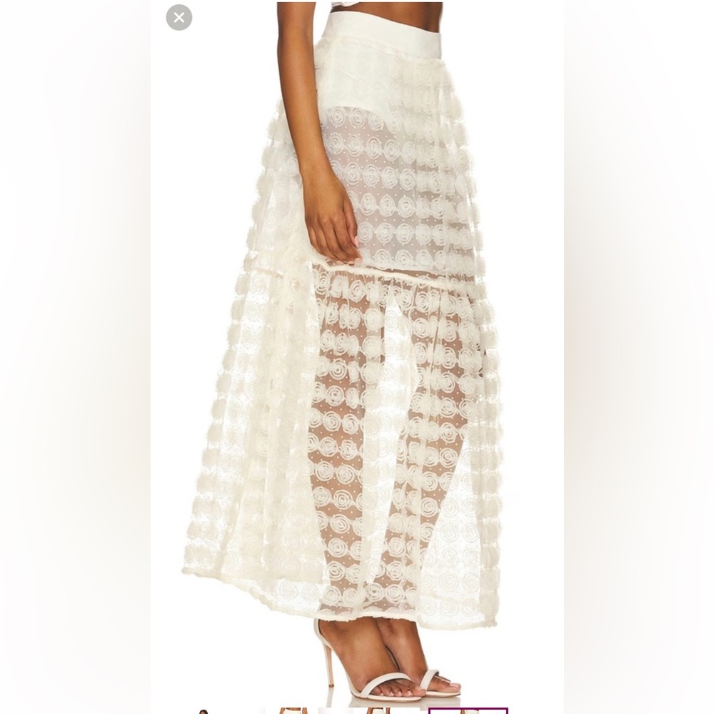 Sienna Maxi Skirt in White
FOR LOVE & LEMONS